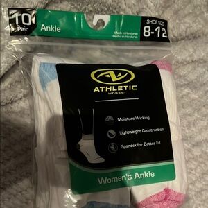 Athletic Works Athletic Socks 10-Pack